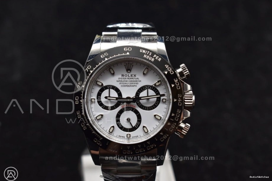 Bracelet SS Case 732 Dial 1:1 904L Lightweight Edition Daytona SA 116500 Best White and BTF 0123